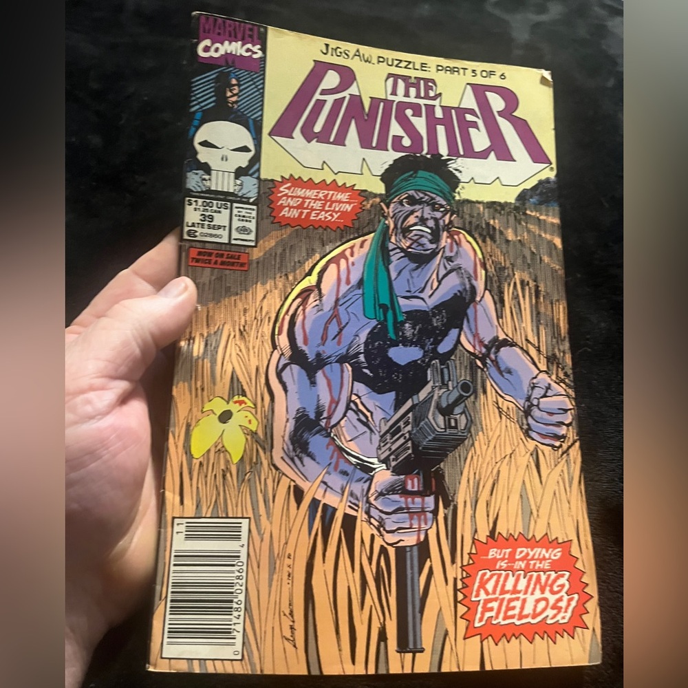 Punisher Marvel  #39 Sept 1987 Volume 1 comic book